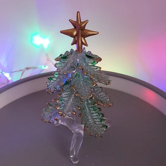 4pc Lot, Vtg. Blown Glass Christmas Trees - Picture 3 of 7